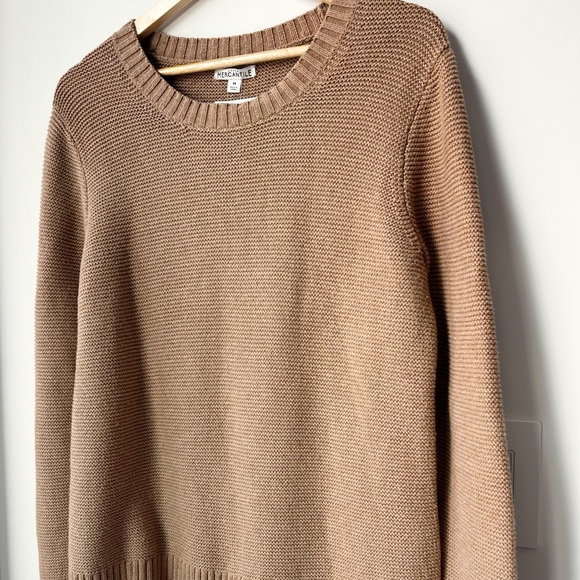 NWOT J. Crew Mercantile Classic Waffle Knit Crewneck Sweater - Picture 4 of 8